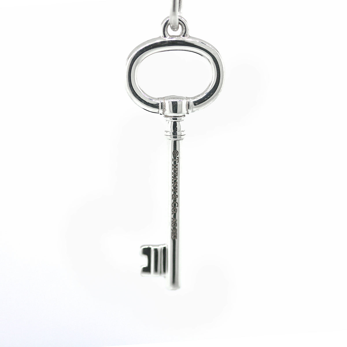 Tiffany & Co. Oval Key Pendant Necklace