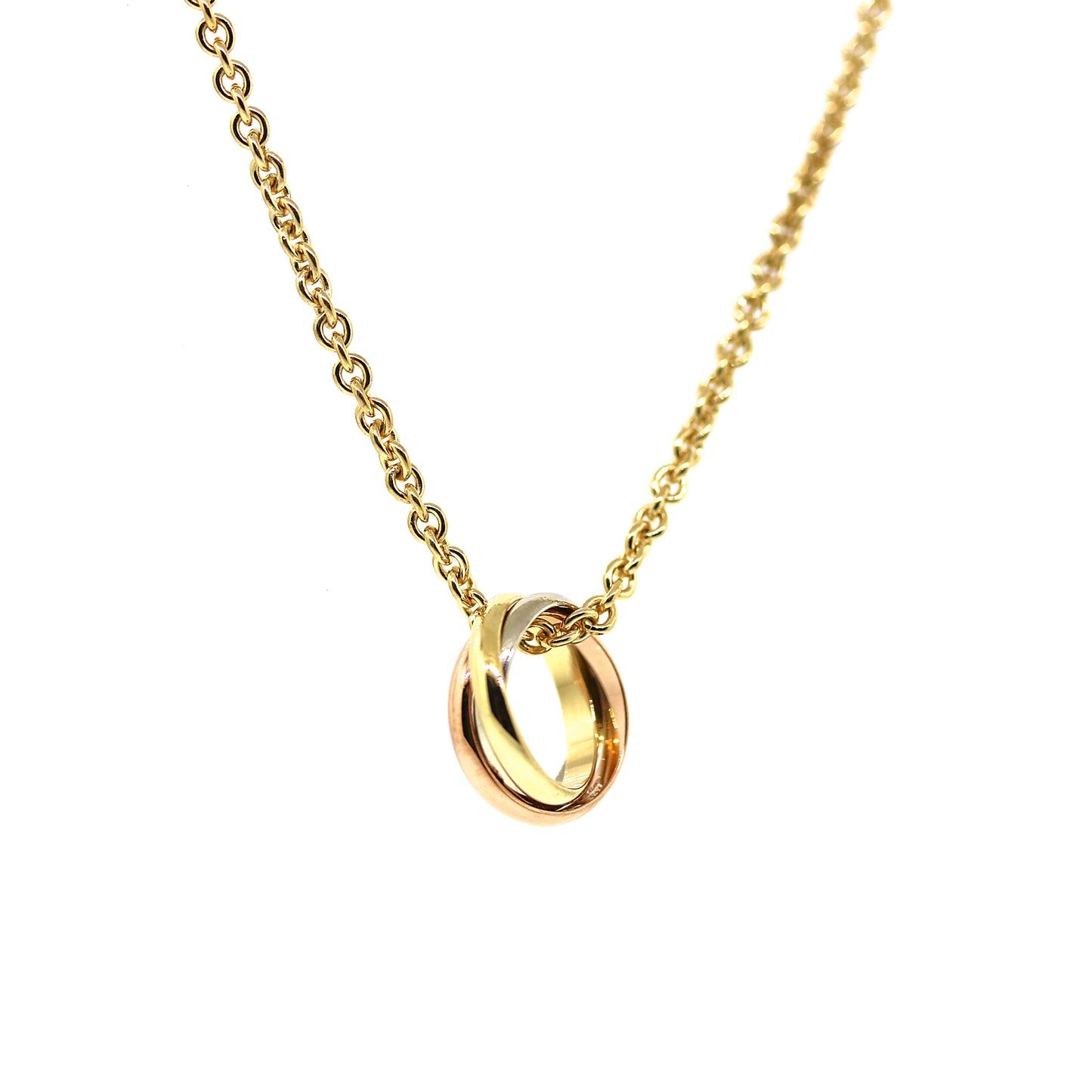 Preowned Cartier Trinity Gold Necklace