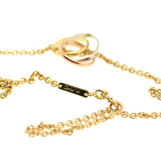 Preowned Cartier Trinity Gold Necklace