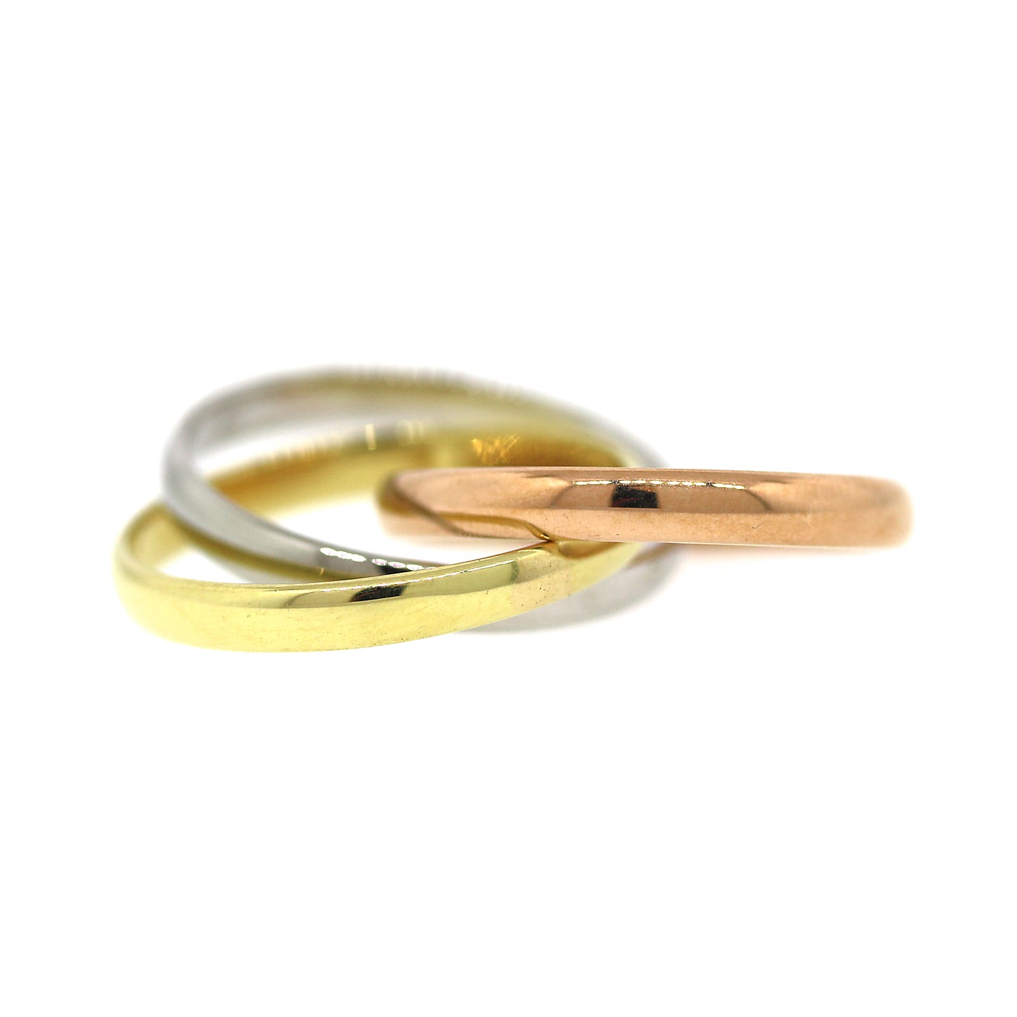 Cartier Trinity Rose, White & Gold 18k Rings