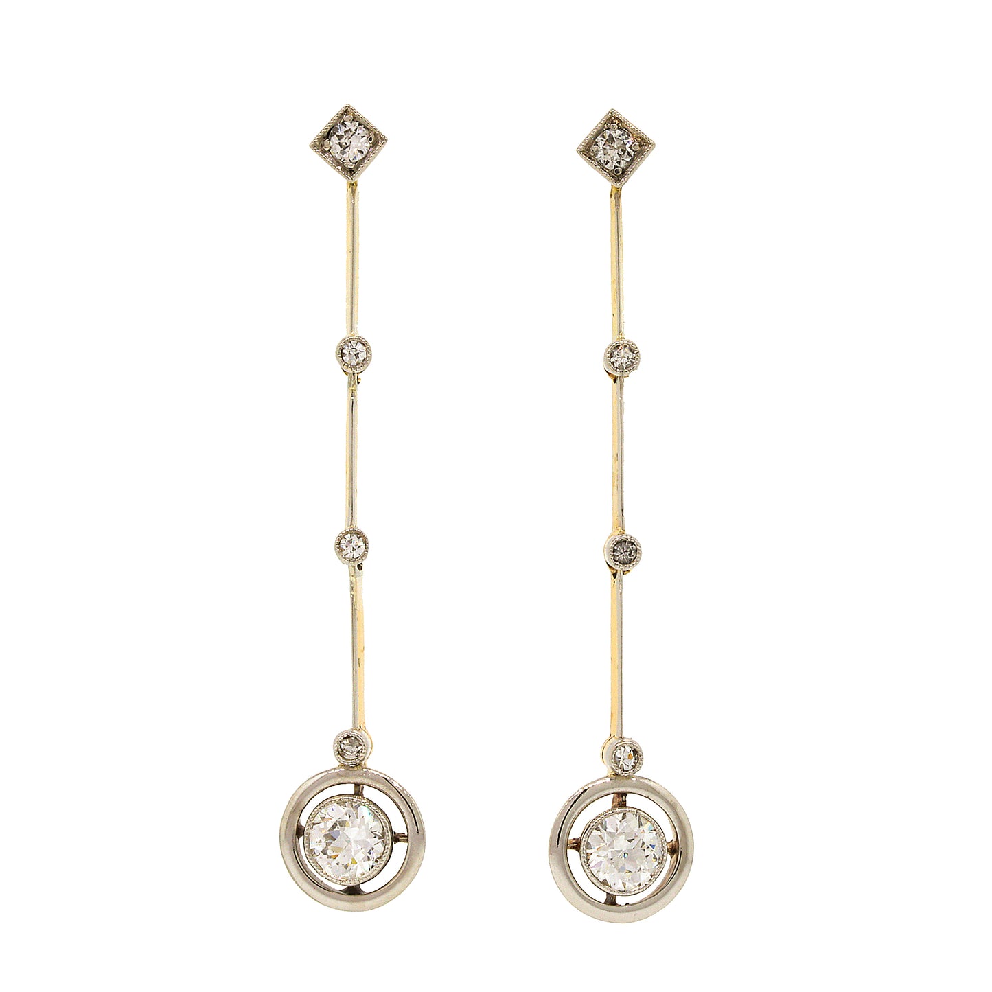 Diamond Drop Earrings