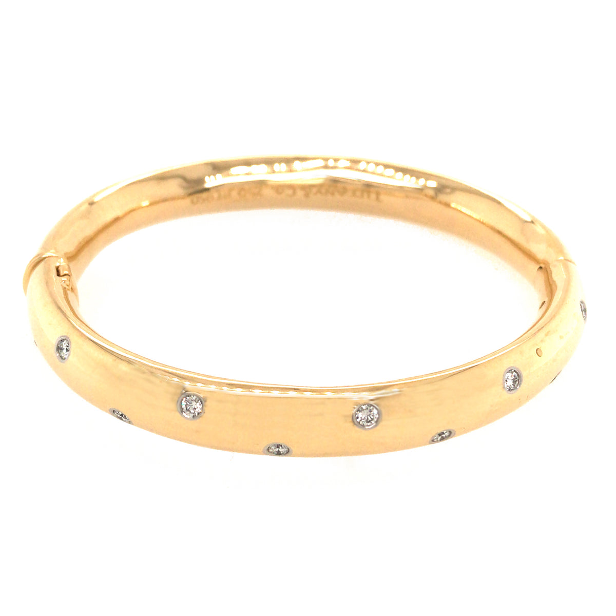 Tiffany & Co. Etoile 18K Yellow Gold 0.40 carat Diamond Bangle