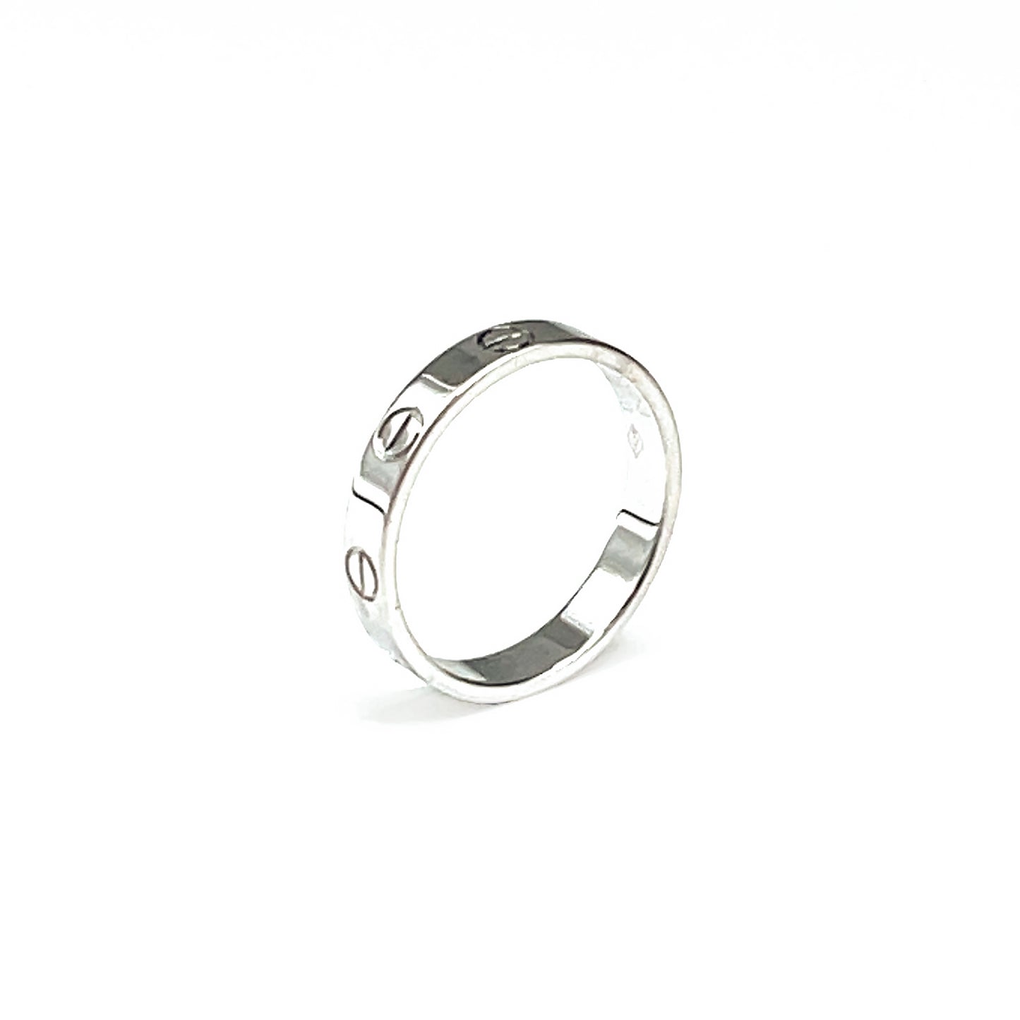 Cartier Love Wedding Band - 18 kt White Gold