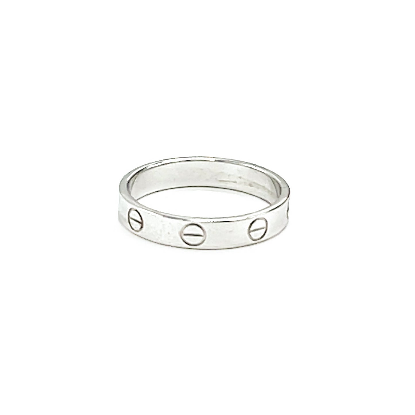 Cartier Love Wedding Band - 18 kt White Gold