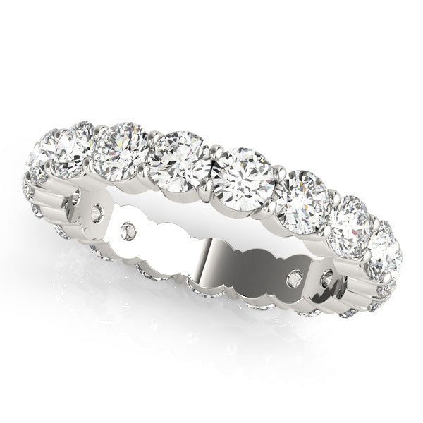 Platinum 4.62 carat Diamond Eternity Wedding Band