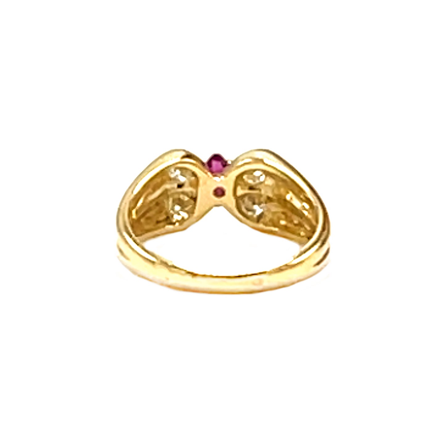 Van Cleef and Arpels Ruby and Diamond Butterfly Ring