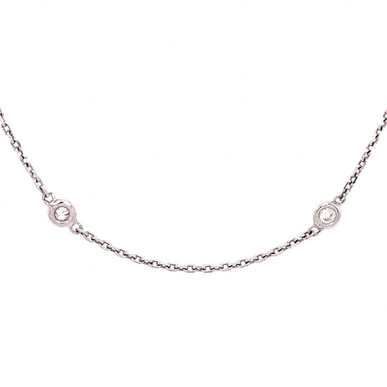 Tiffany and Co. Elsa Peretti Diamond by the Yard Necklace
