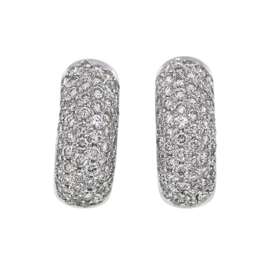 2.16 carat Diamond Huggies Earrings