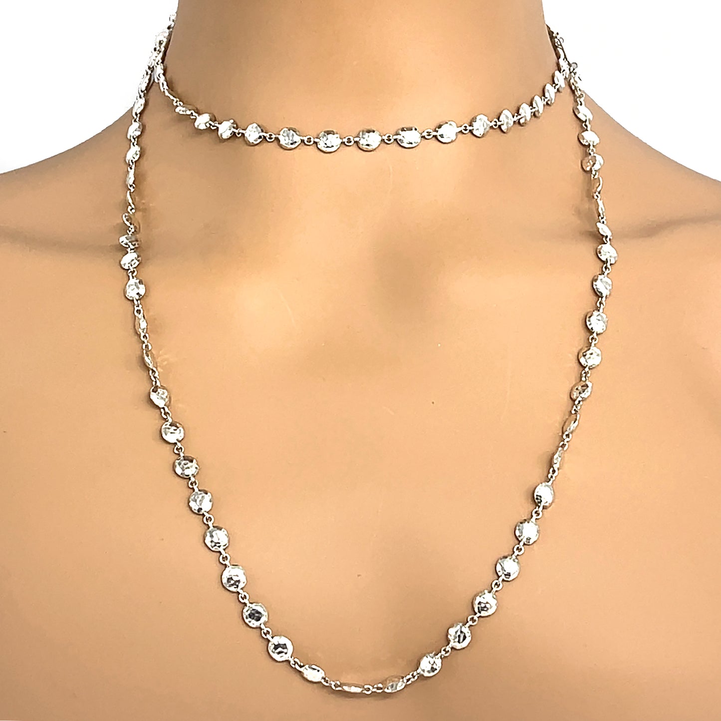 Load image into Gallery viewer, Preowned Ippolita Sterling Silver Nugget Long Chain Necklace
