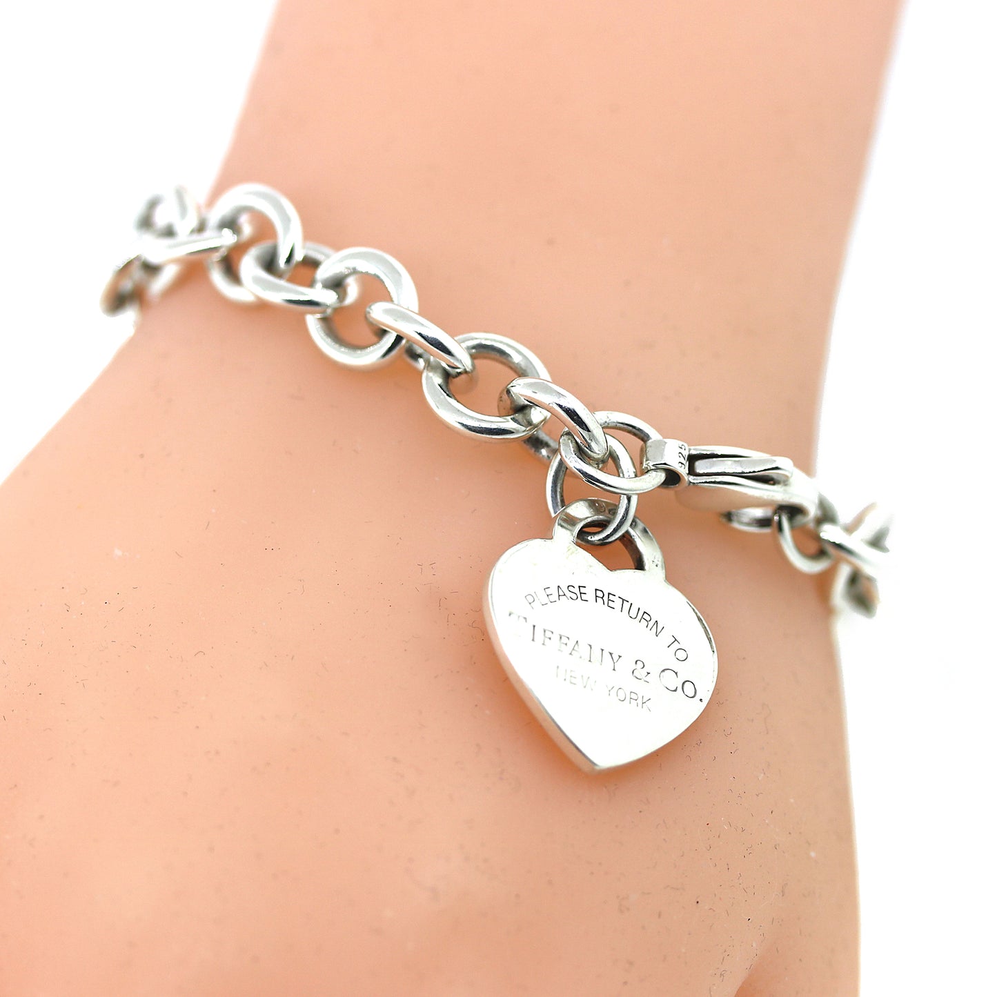 Love Heart Tag Key Bracelet