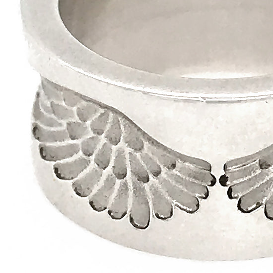 Pre-Owned Garrard by Jade Jagger Winged Ring in Sterling Silver