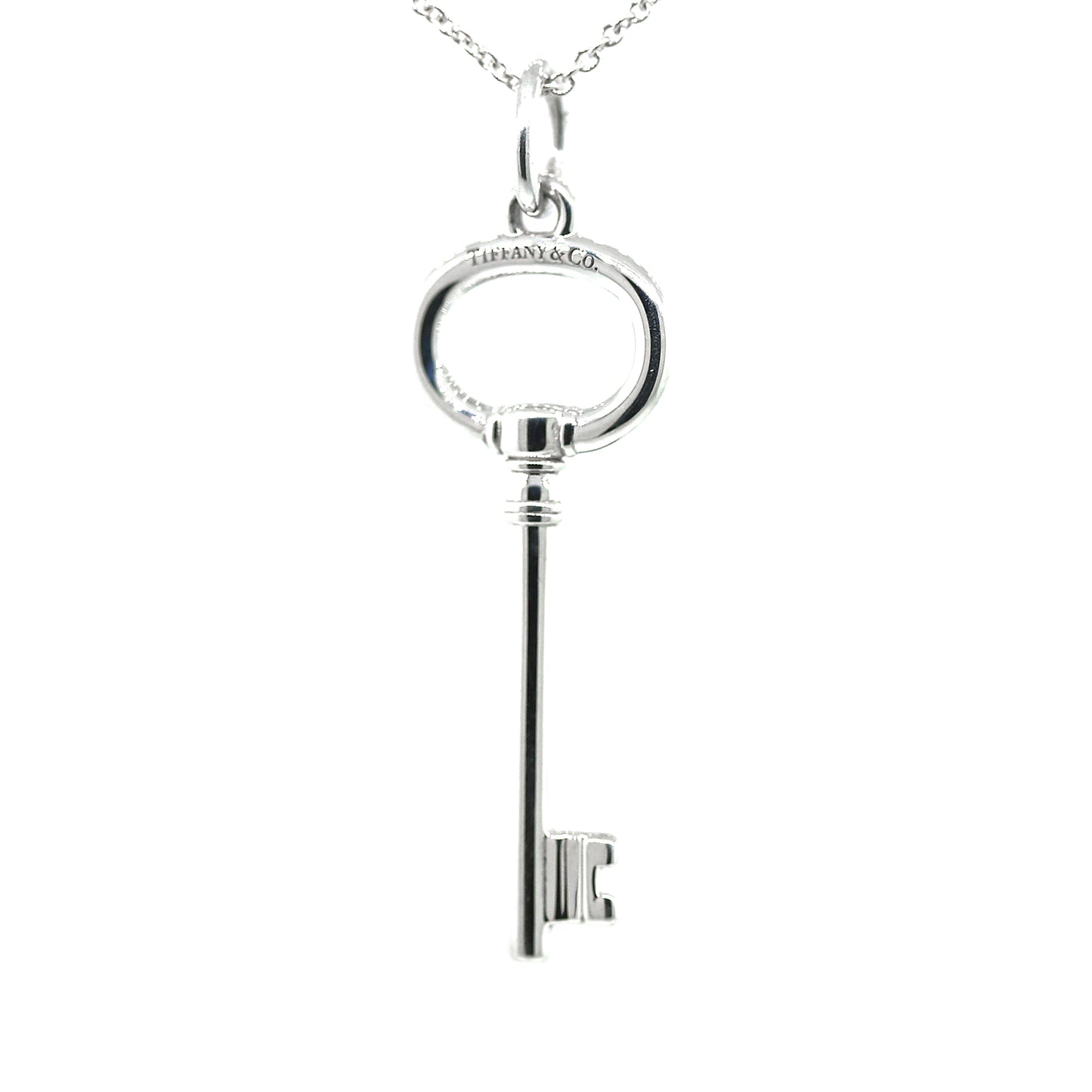 Pre-Owned Tiffany & Co. Key Necklace in Sterling Silver –