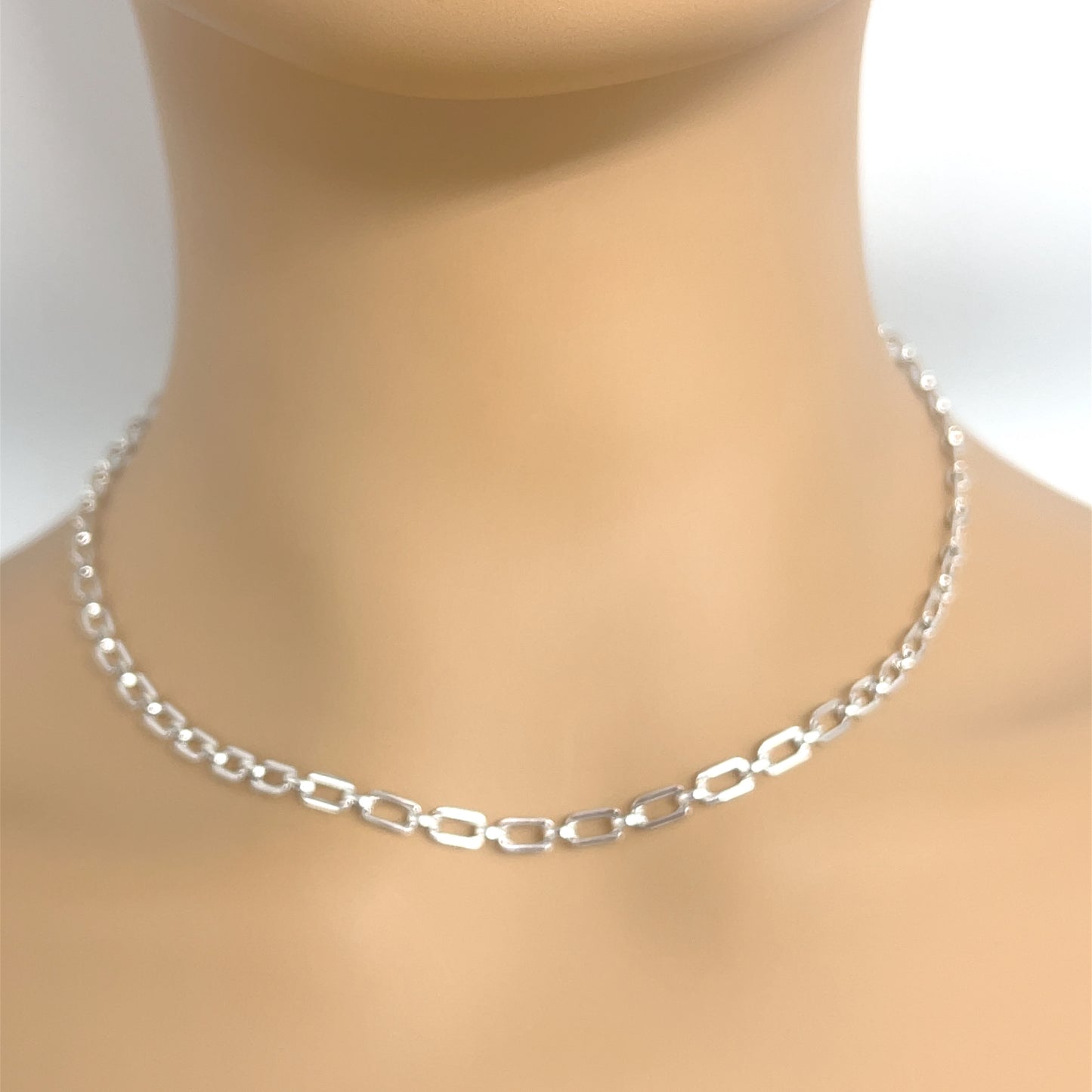 Tiffany and Co. Sterling Silver Link Chain Necklace