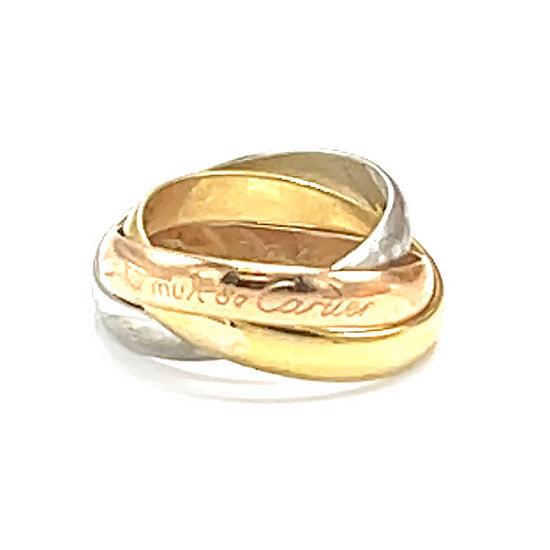 Le Must de Cartier Trinity Ring in 18k Gold