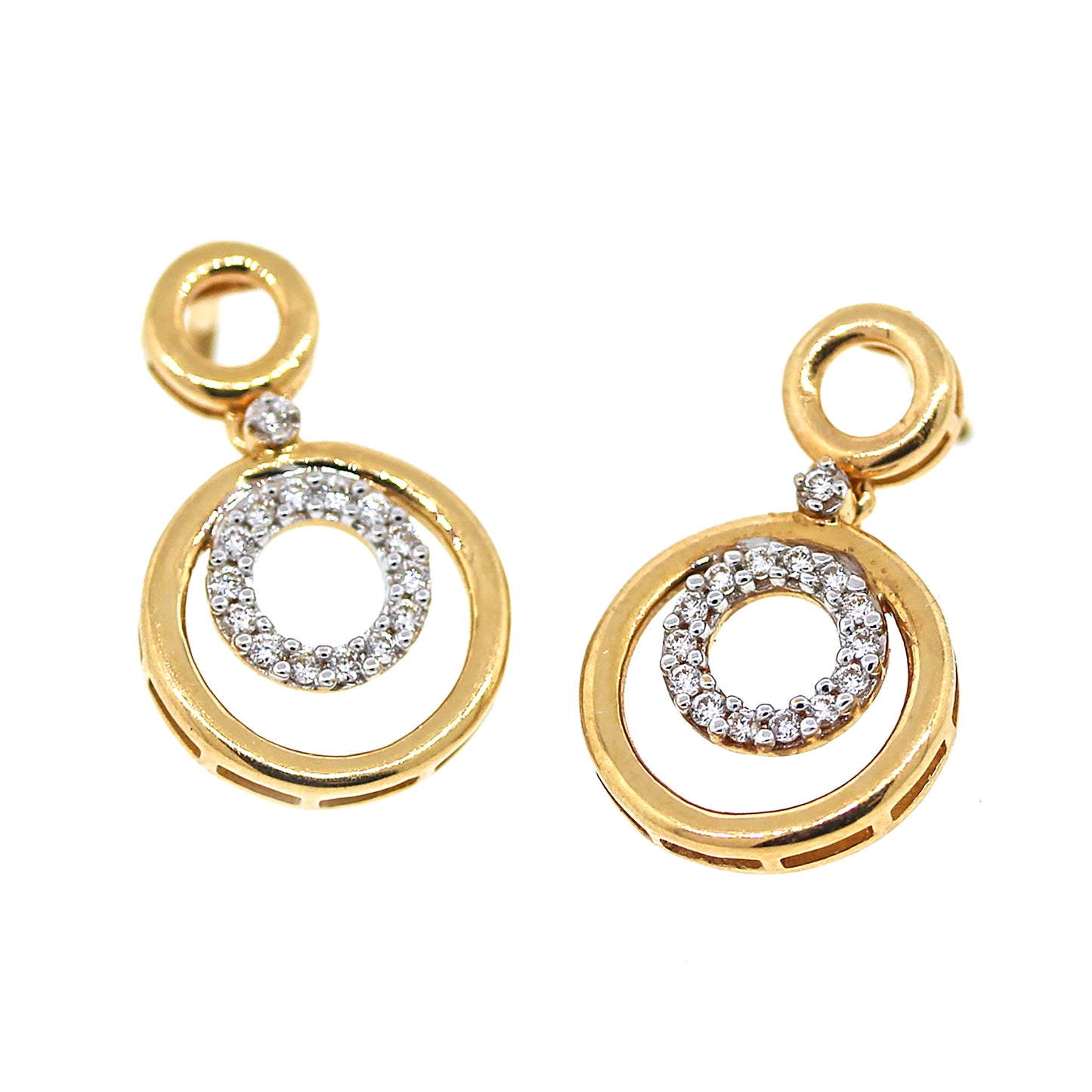 Get Gold Hanging Earrings at Affordable Price | Parakkat Jewels