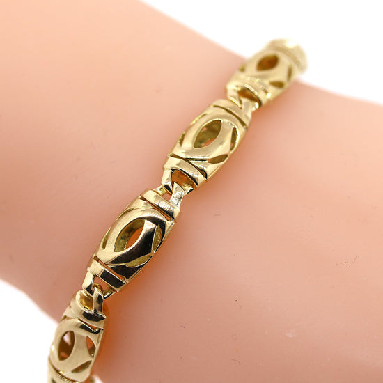 Load image into Gallery viewer, Cartier Vintage Double C Gold Bracelet
