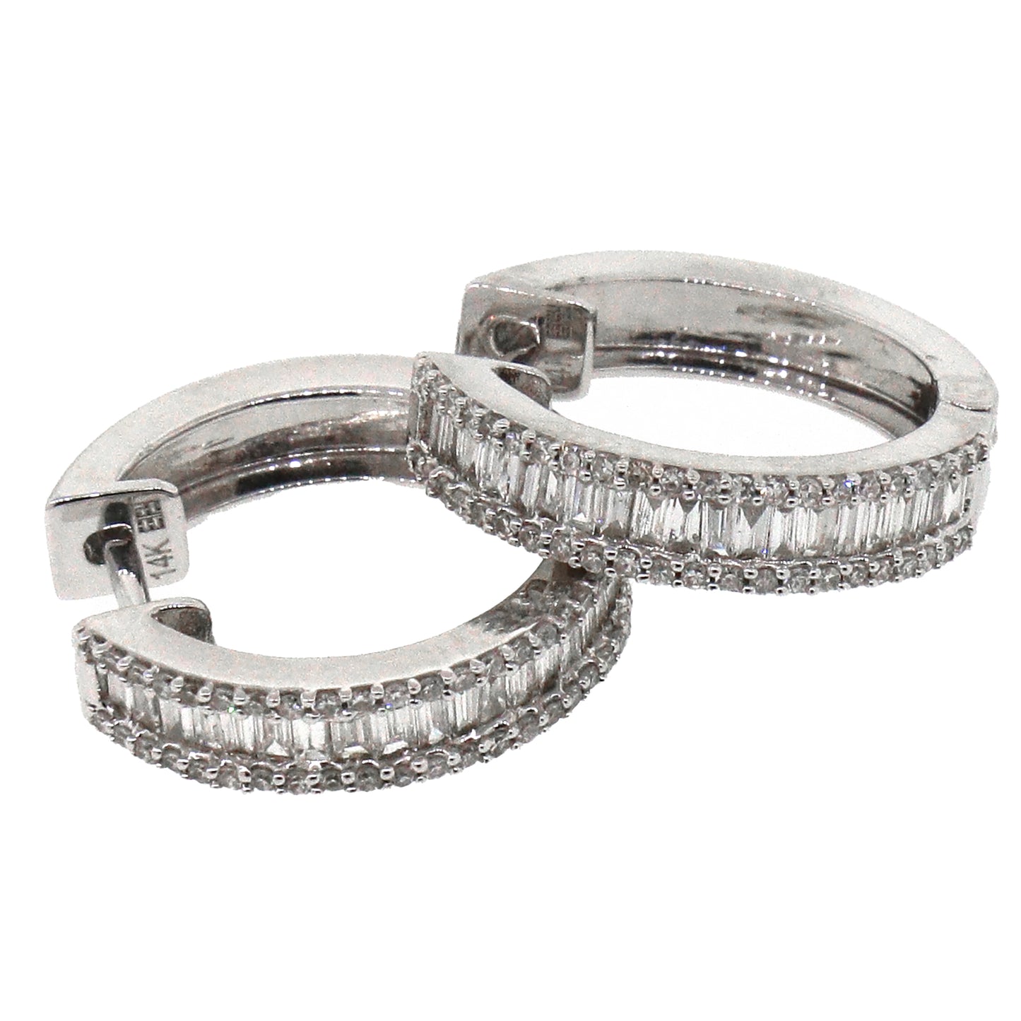 Effy Classique Diamond Hoop Earrings