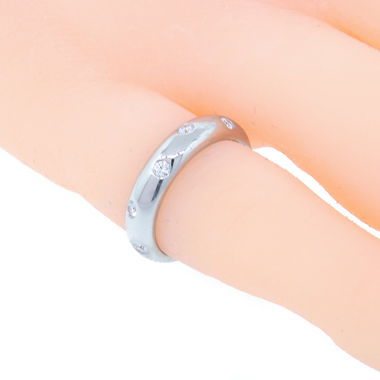 Tiffany and Co. Etoile Diamond Platinum Ring