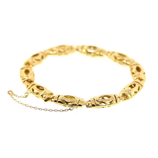 Load image into Gallery viewer, Cartier Vintage Double C Gold Bracelet
