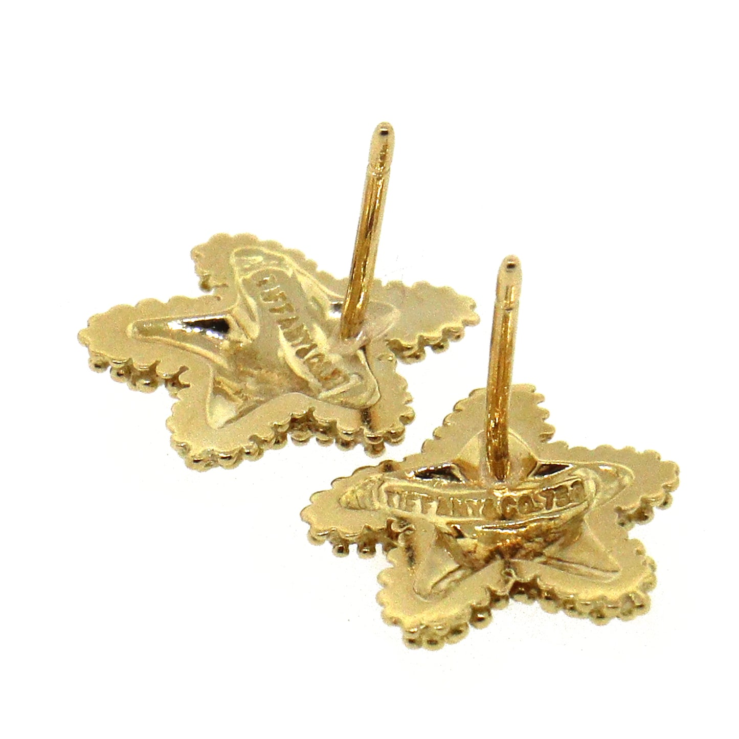 Tiffany & Co. Vintage 18K Yellow Gold Starfish Stud Earrings