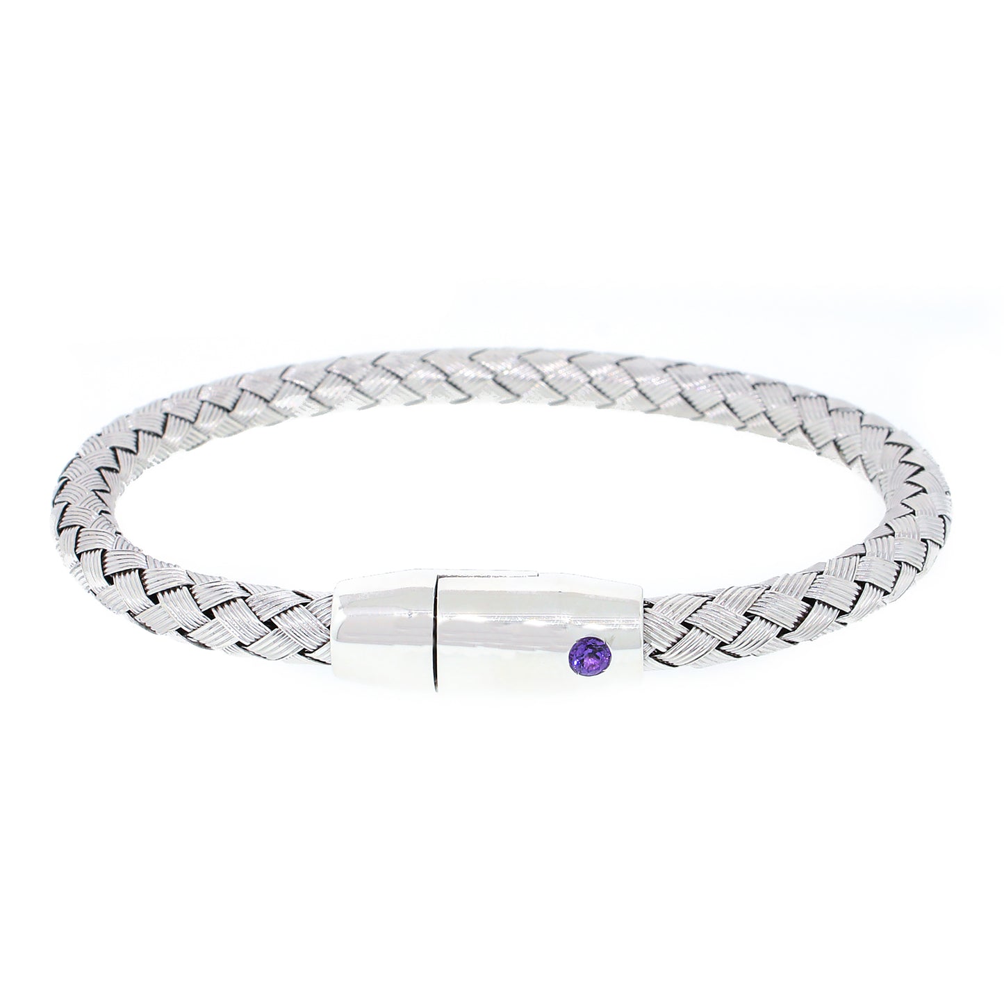 Roberto Coin Woven Magnetic Bracelet in Sterling Silver