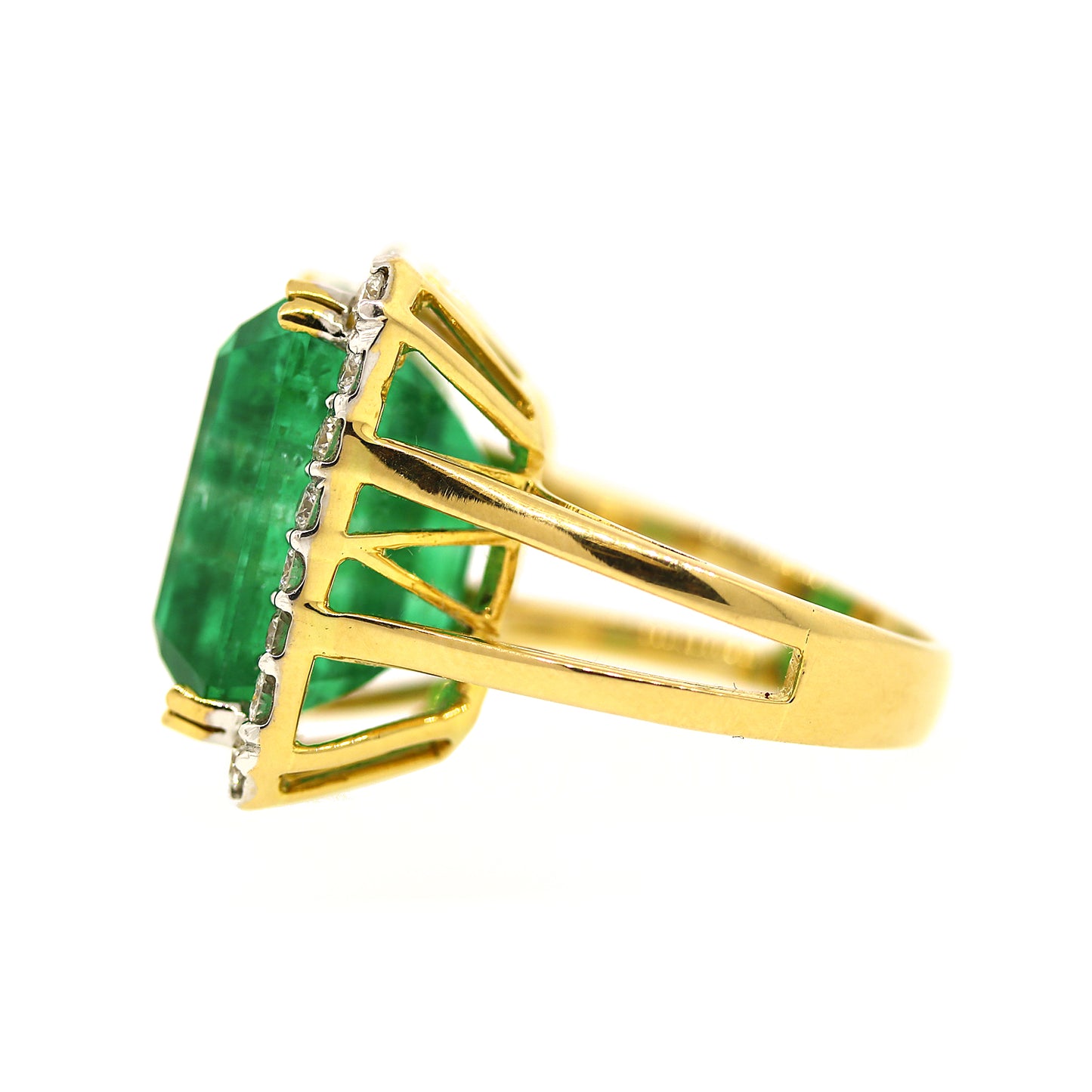AGL Certified Natural Emerald Ring