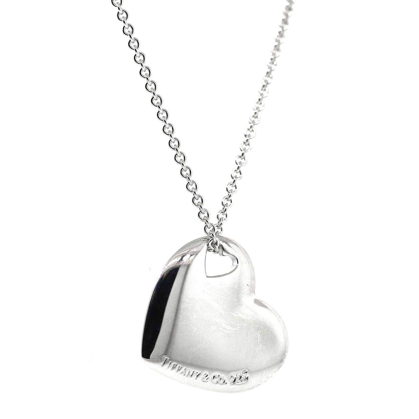 Return to Tiffany™ small heart tag in sterling silver on a bead necklace. |  Tiffany & Co.