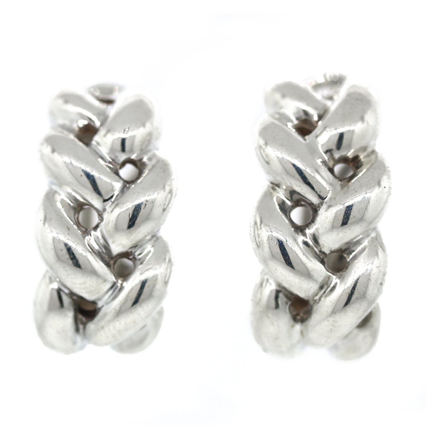 Tiffany and Co. Twisted Braided Earrings in Sterling Silver