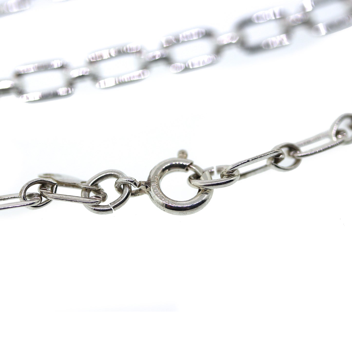 Preowned Tiffany and Co. Sterling Silver Link Chain Necklace