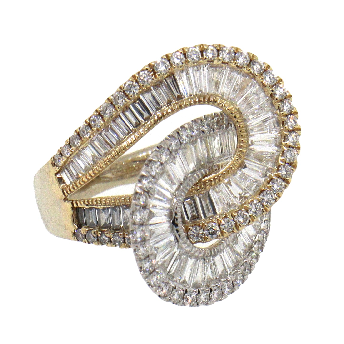 Effy Diamond Interlocking Swirl Ring