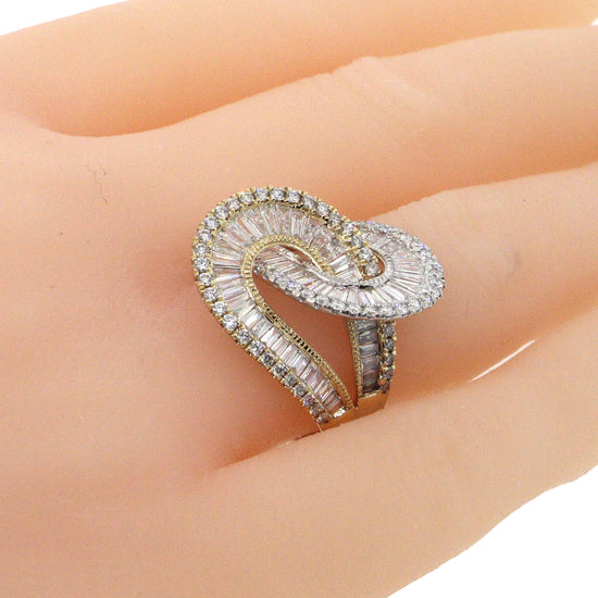 Effy Diamond Interlocking Swirl Ring