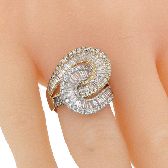 Effy Diamond Interlocking Swirl Ring