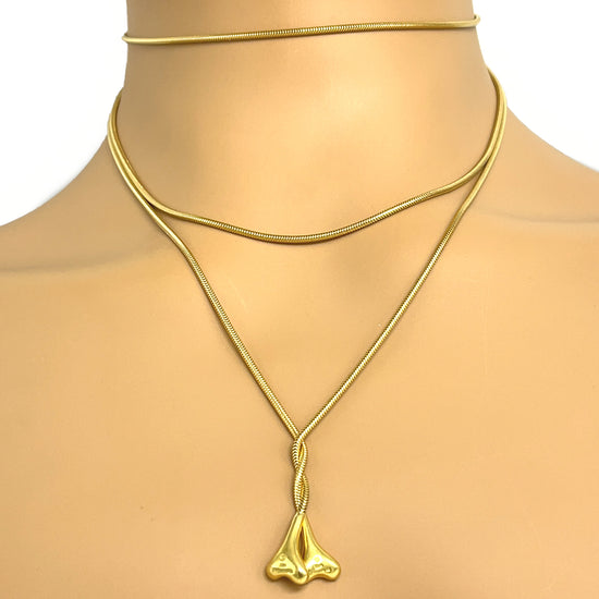 Tiffany HardWear Large Double Link Pendant in Yellow Gold with Pavé  Diamonds | Tiffany & Co.