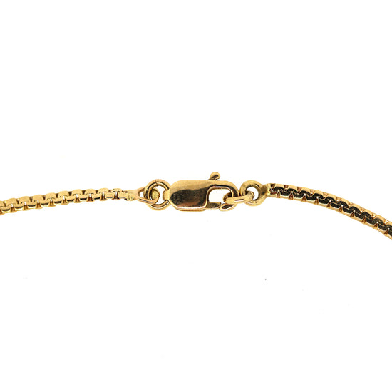 14k Yellow Gold Diamond Choker Necklace