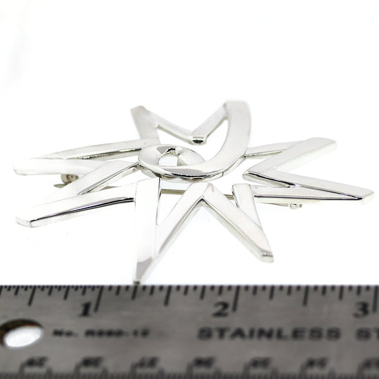 Preowned Tiffany and Co. Celestial Star Brooch in Sterling Silver