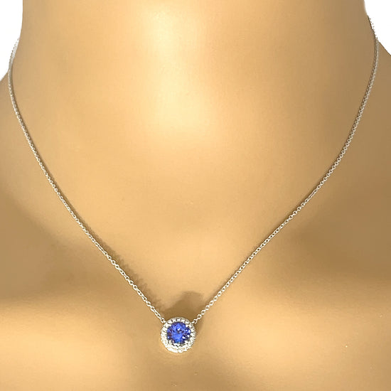 Load image into Gallery viewer, Tiffany and Co. Soleste Tanzanite Necklace

