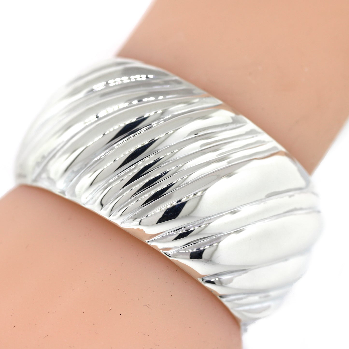 Tiffany and Co. Swirl Cuff Bracelet in Sterling Silver
