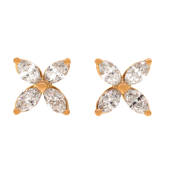 Tiffany and Co. Diamond Victoria Earrings, Mini Size