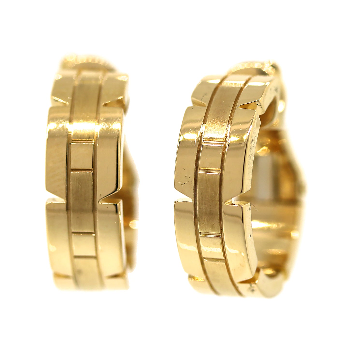 Cartier Paris Tank Francaise Earrings