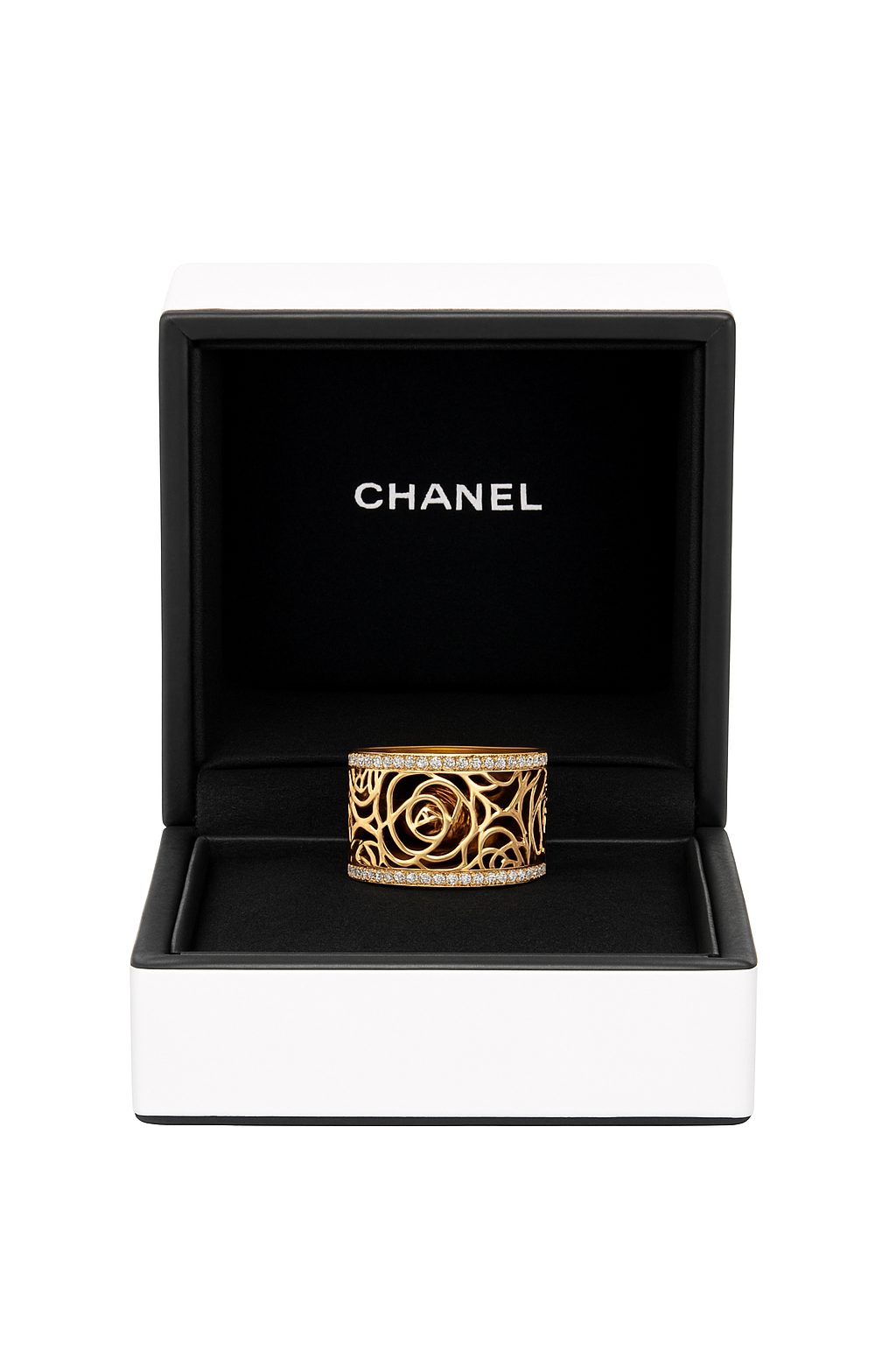 Pave Diamond Knot Ring in 14k Gold