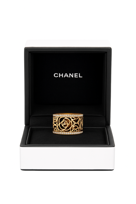 Pave Diamond Knot Ring in 14k Gold