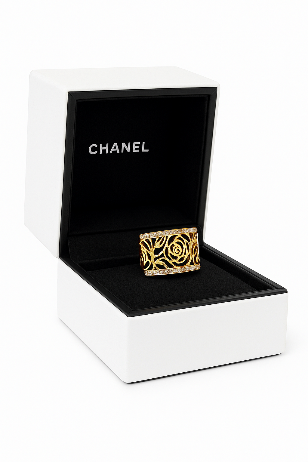 Pave Diamond Knot Ring in 14k Gold