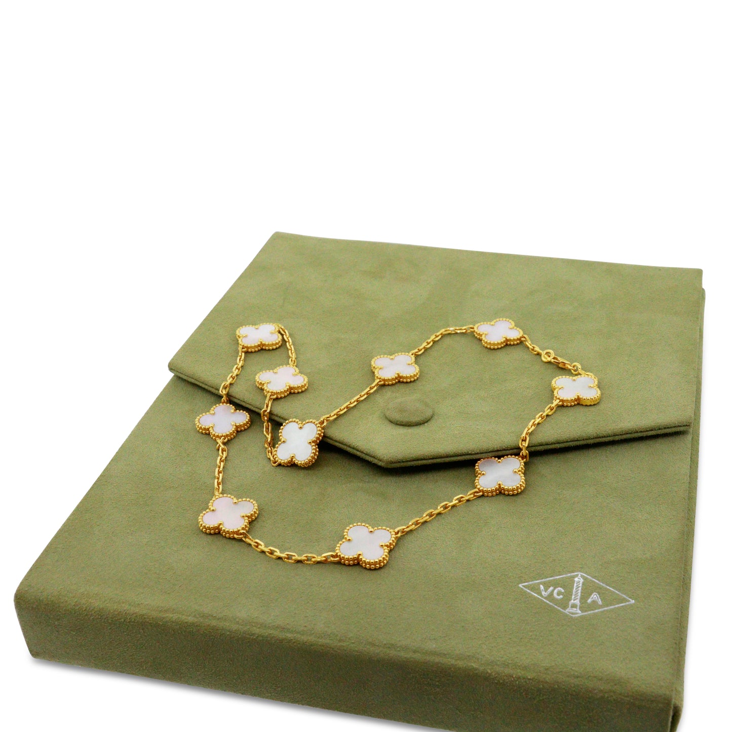 Van Cleef & Arpels Vintage Alhambra Mother of Pearl Necklace