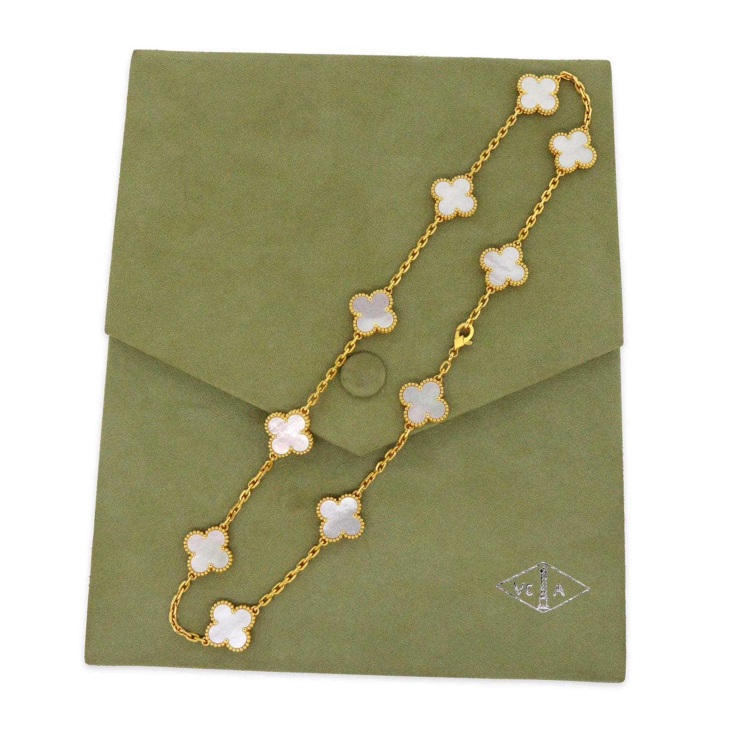 Van Cleef & Arpels Vintage Alhambra Mother of Pearl Necklace