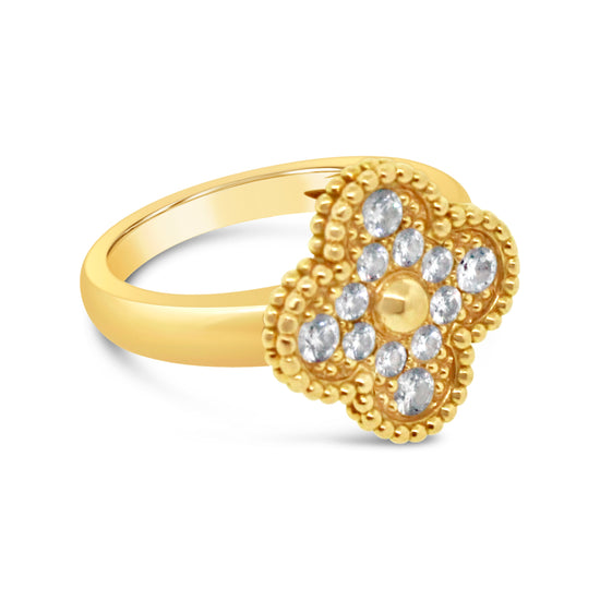 Van Cleef & Arpels Vintage Alhambra Diamond Ring