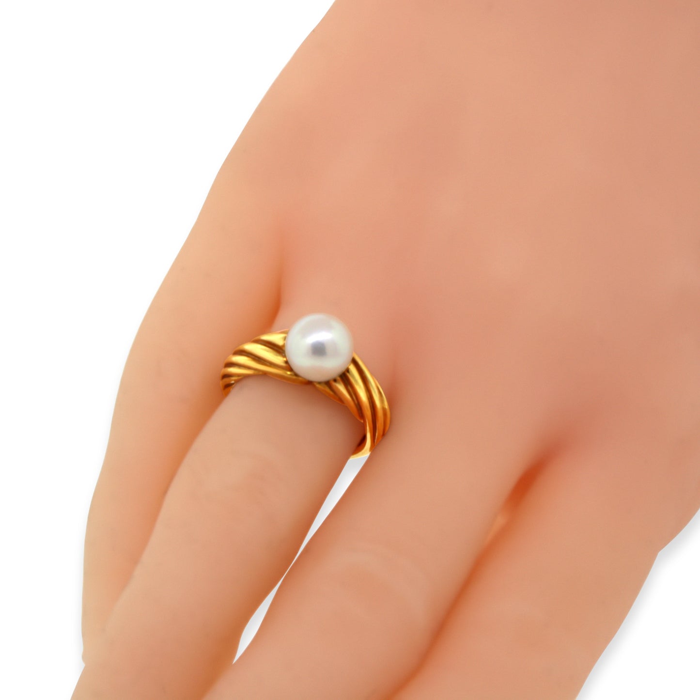 Mikimoto Pearl 8mm Band Ring