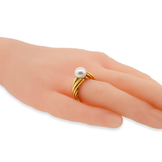 Mikimoto Pearl 8mm Band Ring