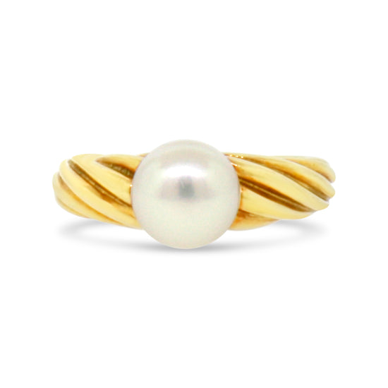 Mikimoto Pearl 8mm Band Ring