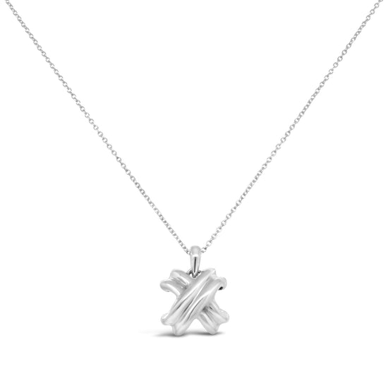 Tiffany and Co. Fine Silver X Collection Necklace