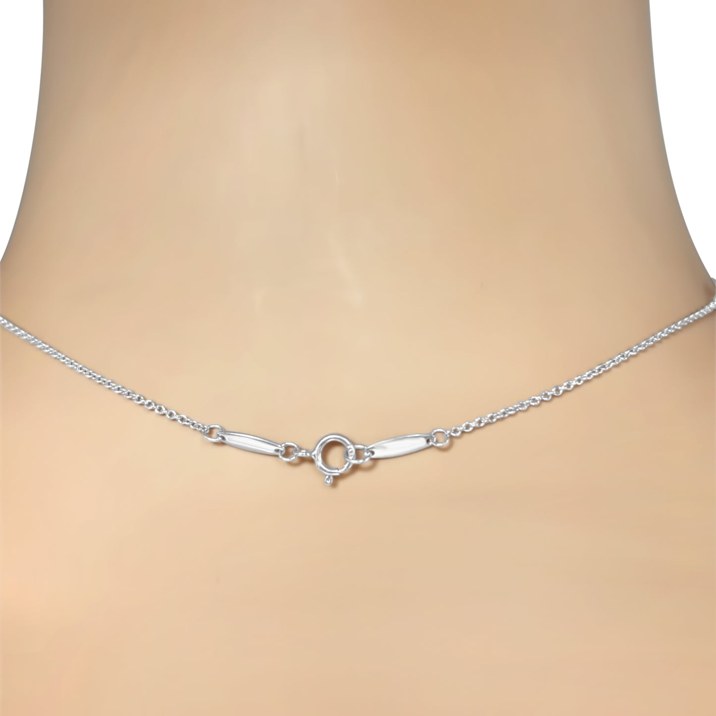 Tiffany & Co.  Platinum Elsa Peretti Diamond by the Yard Necklace